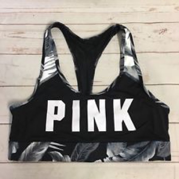 Victoria's Secret Other - Victorias Secret Black & White Tropical Racerback